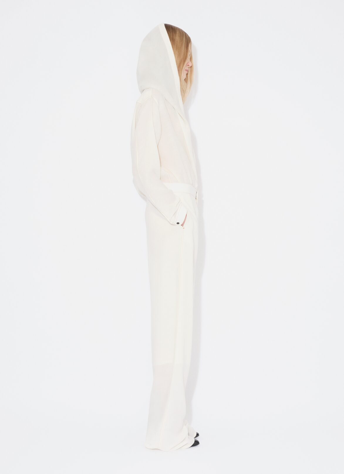 TAILORED TROUSERS ALAÏA WHITE TAILORED TROUSERS